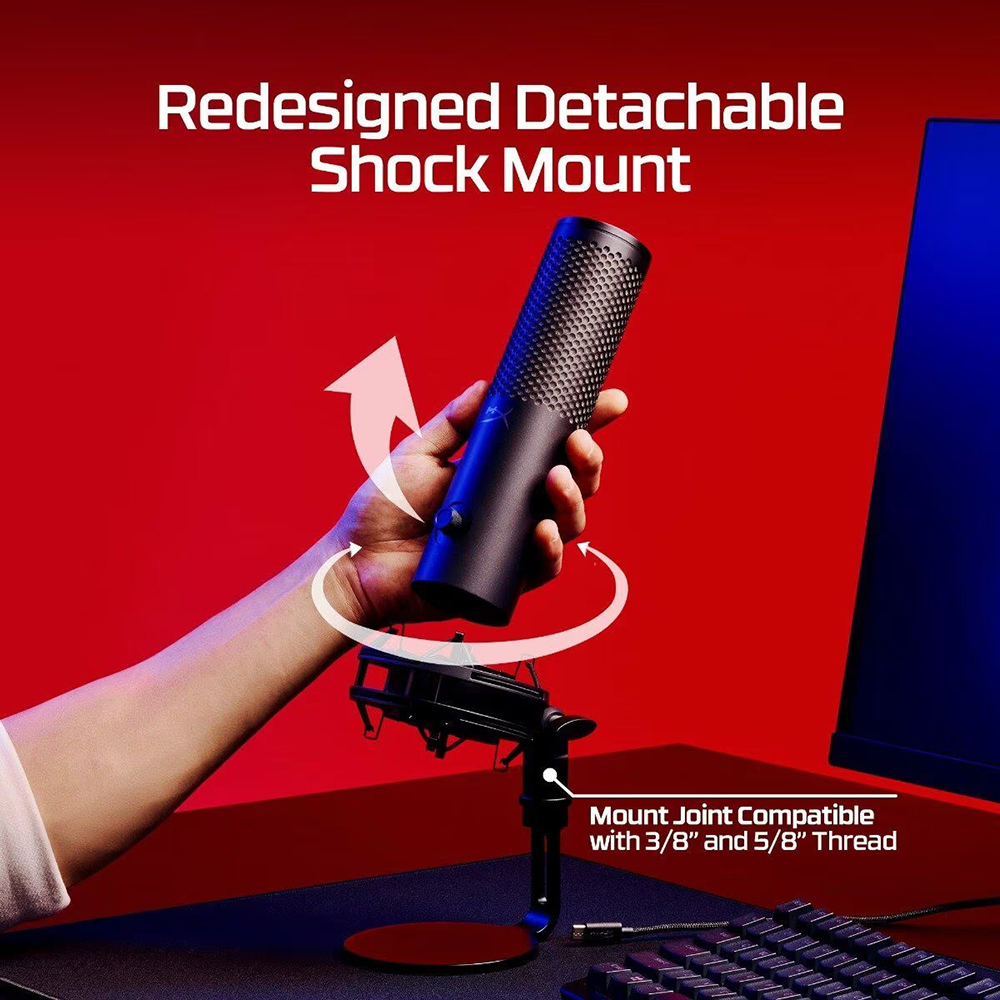 labtechnology-HyperX QuadCast 2 S USB Microphone - Black-4